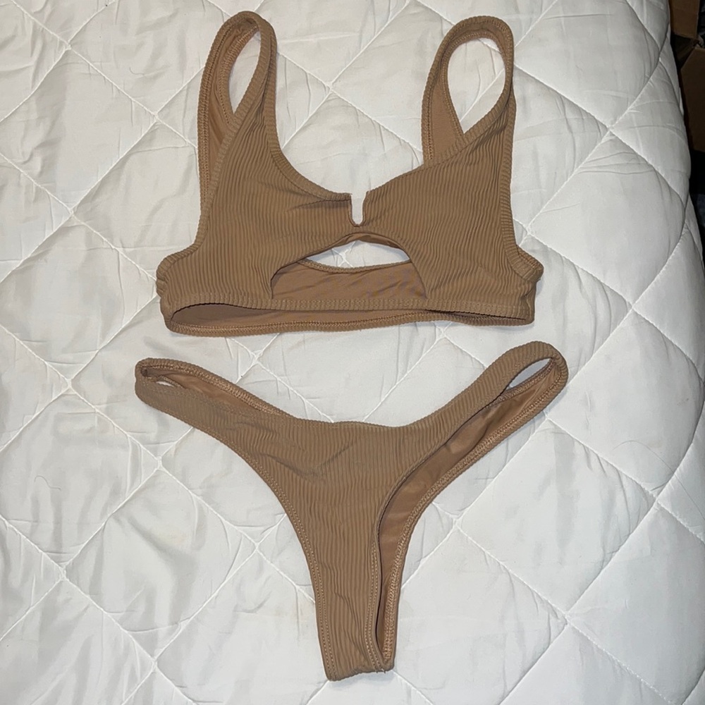 Frankie’s Bikinis Tan Bikini